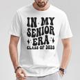 In My Senior Era Class Of 2025 Graduate Senior 2025 T-Shirt Personalized Gifts