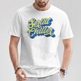 Serial Chiller Laid Back Chill Retro 70S Script Maglietta Regalos divertidos