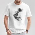 Sirena Dibujo Arte Gráfico Motivo Camiseta unisex Regalos divertidos