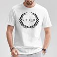 Spqr Senatus Popuplus Que Roman Roman Republic Rome Gray T-Shirt Lustige Geschenke