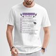 Stag Do Dares Checklist Bachelor Party & Stag Weekend T-Shirt Personalized Gifts
