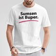 Sumsen Ist Buper Word Game Slogging T-Shirt Lustige Geschenke