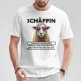 Supervisor Chefin Schäffin Gray T-Shirt Lustige Geschenke