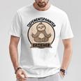 Teacher Deep-Relaxed Sloth Yoga T-Shirt Lustige Geschenke