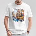 Venezia Italia Travelenice On Travel Meet Me In Italy T-Shirt Lustige Geschenke