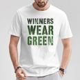 Vintage Winners Wear Green Summer Camp Boss War Game T-Shirt Unique Gifts