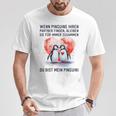 Wenn Penguins Ihre Liebe Finden Couples Gray T-Shirt Lustige Geschenke