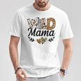 Wild Mama Birthday Family Mom Safari Zoo Jungle Animals T-Shirt Funny Gifts