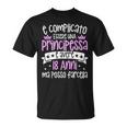 18 Anni Compleanno Divertenti Scherzi Principessa Maglietta