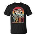 1981Intage Birthday Retrointage T-Shirt