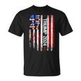45 47 Trump 2024 American Flag Take America Back 4Th Of July T-Shirt