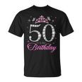 50 It's My Birthday 50 Years Old 50 Th Birthday Party Maglietta