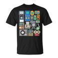 80S 90Sideojuego Retrointage Classic Arcade Camiseta unisex