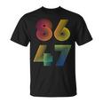 86 47 Anti Trump 8647 Impeach 47 Anti-Trump President Retro T-Shirt