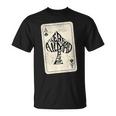 Ace Of Spades We're All Mad Here Alice In Wonderland T-Shirt