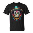 Aesthetic Mexico Dia De Muertos Skull T-Shirt