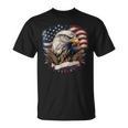 American Fan American Flag And Eagle Usa T-Shirt