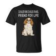 Amico Per Laita Di Cavalier King Charles Spaniel Cane Maglietta