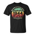 Annata 80 Compleanno 1944 Anni 80 Compleanno Uomo Donna 1944 Maglietta
