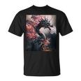 Art Sur Le Thème Du Dragon Japonais Mignon T-Shirt