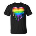 Bandera Del Orgullo Lesbiana Gay Del Corazón Del Arco Iris Lgbtq Lgbt Sin Mangas Camiseta unisex