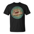 Barry Manilow Circle Retro Vintage Music T-Shirt