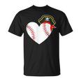Baseball Pirate For Baseball Player Pitcher Catcher T-Shirt