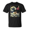 Belgian Malinois Japanese Kanagawa Wave Surf Dog T-Shirt
