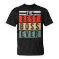 The Best Boss Ever Divertente Capo Direttore Regalo Maglietta