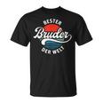 Bester Bruder Der Welt Retrointage Saying Brudi T-Shirt