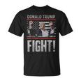 Bomba De Puño De Donald Trump Luchamos Contra La Bandera Estadounidense Trump 2024 Camiseta unisex