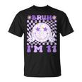 Bruh I'm 11 Years Old Purple Birthday Girls 11Th Birthday T-Shirt