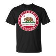 Californie California Drapeau D'ours Usa Etats-Unis America T-Shirt