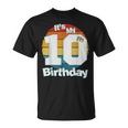 Camisa De Cumpleaños Número 10 Es Mi 10 Cumpleaños Cumpleaños 10 Años Camiseta unisex