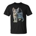 Cat Kitten Cute Fur Nose Kitty House Tiger T-Shirt