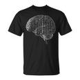 Cerebro Obra Gráfica Arte Cerebro Camiseta unisex