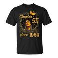 Chapter 55 Fabulous Since 1969 55Th Birthday Melanin T-Shirt