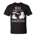 Children's Ich Werde Wieder Große Schwestererkunden Unicorns T-Shirt