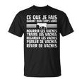 Citationaches Ce Que Je Fais Durant Mon Temps Libre T-Shirt