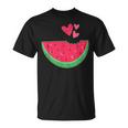 Cœur De Pastèque Amusant Pour Les Amateurs De Pastèques T-Shirt