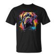 Colourful Cane Corso Dog T-Shirt