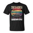 Corea Del Sud Amante Retro Sud Coreaacanza Souvenir Maglietta