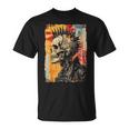 Crâne De Motard Graffitiintage Horreur Crâne T-Shirt