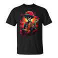 Crâne En Sucre Jour Des Morts Dia De Los Muertos Mariachi T-Shirt