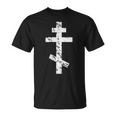 Croix Russe Grecque Byzantine Orthodoxe T-Shirt