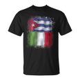Cuba Y Italia Amore Cubano Italiano Maglietta