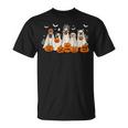 Cute Halloween Ghost Dogs Dog Lovers Women T-Shirt
