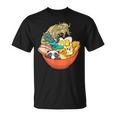Cute Kawaii Cat Ramen Bowl Japanese Anime Panda Dog Noodle T-Shirt