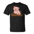 Cute Pig Farm Farming Pig T-Shirt