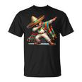 Dabbing Mexican Poncho Cinco De Mayo Boys Sombrero Dab T-Shirt